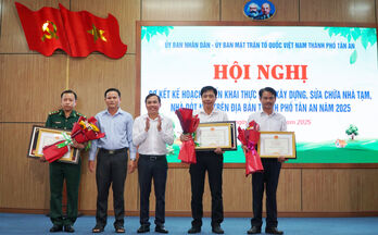 Tân An: Gần 4 tỉ đồng thực hiện Chương trình chung tay xóa nhà tạm, nhà dột nát