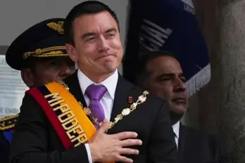 Ông Noboa tuyên thệ nhậm chức Tổng thống Ecuador, cam kết trấn áp tội phạm Ông Noboa tuyên thệ nhậm chức Tổng thống Ecuador, cam kết trấn áp tội phạm