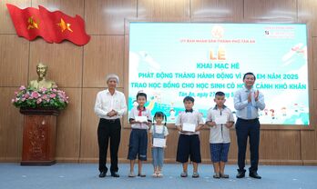 TP.Tân An: Khai mạc hè và phát động Tháng hành động Vì trẻ em năm 2025