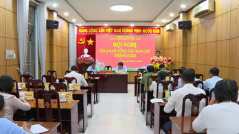 Hội nghị giao ban công tác báo chí tháng 5/2025