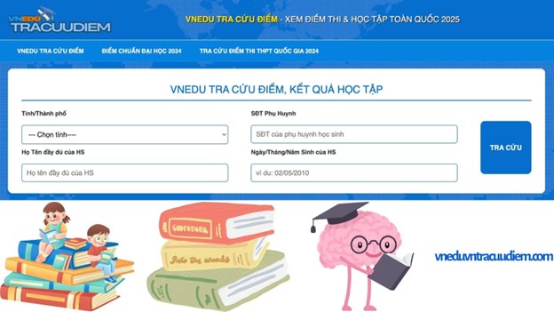 Các phương pháp tra cứu điểm VnEdu, kết quả học tập lớp 6 tại VnEduvnTracuuDiem.com