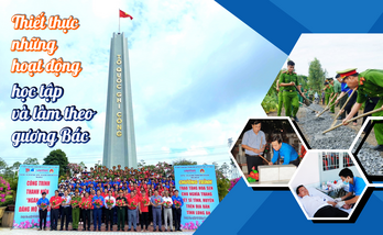 Thiết thực những hoạt động học tập và làm theo gương Bác