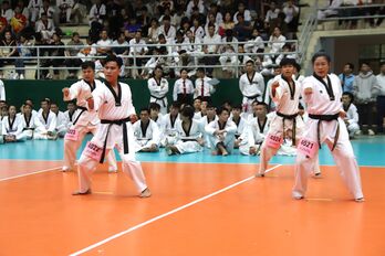 400 võ sinh tham gia kỳ thi thăng đẳng Taekwondo khu vực miền Nam năm 2025