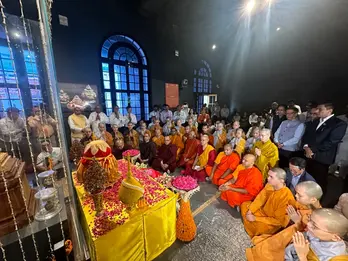 Buddha’s relics return to India, concluding historic pilgrimage in Vietnam