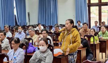 Bến Lức tăng cường đối thoại với nhân dân