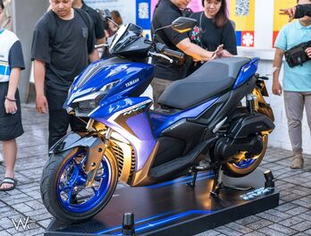 Yamaha NVX 2025 trưng bày ở Việt Nam, kỳ vọng giá tốt để đấu Honda Air Blade