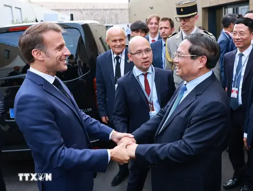 Thủ tướng Phạm Minh Chính hội kiến Tổng thống Pháp Emmanuel Macron Thủ tướng Phạm Minh Chính hội kiến Tổng thống Pháp Emmanuel Macron