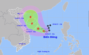 Hôm nay, áp thấp nhiệt đới mạnh lên thành bão số 1, nhiều nơi mưa vừa đến mưa to