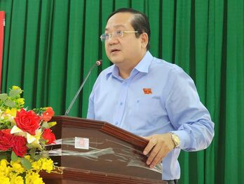 Đại biểu HĐND tỉnh tiếp xúc cử tri Kiến Tường trước Kỳ họp thứ 26