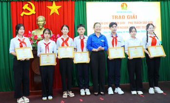 Cần Giuộc: Tổng kết công tác Đoàn - Đội trường học năm học 2024 - 2025