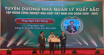 Ông Ngô Văn Đông được vinh danh Nhà lãnh đạo xuất sắc của Tập đoàn Hóa chất Việt Nam giai đoạn 2020-2025