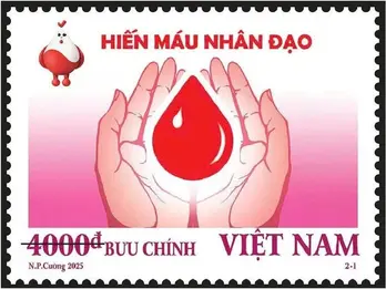 Vietnam issues first-ever postage stamps promoting voluntary blood donation Vietnam issues first-ever postage stamps promoting voluntary blood donation