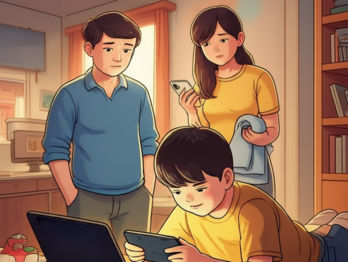 Đừng để con 'vùi đầu' vào game online
