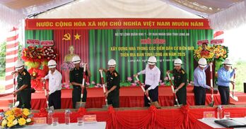 Long An khởi công xây dựng 69 căn nhà Điểm dân cư biên giới