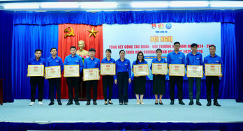 Long An tổng kết công tác Đoàn - Đội trường học, năm học 2024 - 2025