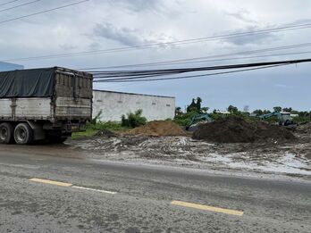 Kiểm tra điểm tập kết vật liệu xây dựng trái phép