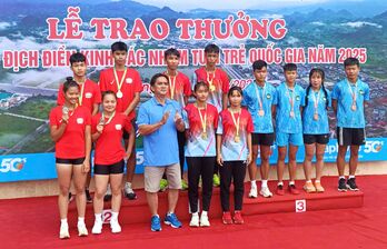 Phá thêm 1 kỷ lục, điền kinh Long An vươn lên xếp thứ nhất toàn đoàn