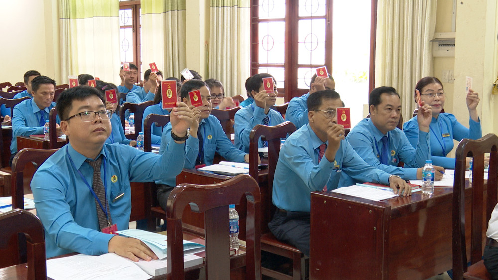 Đại hội Đảng bộ cơ sở Liên đoàn Lao động tỉnh Long An nhiệm kỳ 2025 - 2030