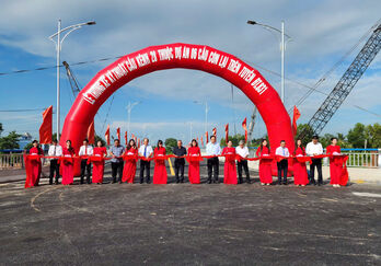 Cầu Kênh 28 trên Đường tỉnh 831 đưa vào sử dụng