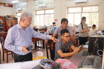 Kiểm tra công tác vận hành chính quyền địa phương 2 cấp tại xã Tân Hưng, Vĩnh Châu và Vĩnh Thạnh
