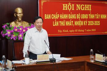 Đảng bộ UBND tỉnh Tây Ninh có 58 tổ chức đảng trực thuộc