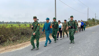 Đồn Biên phòng Sông Trăng chủ động phòng, chống tội phạm