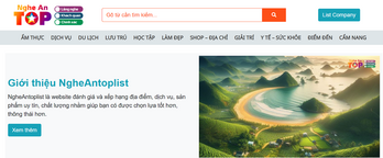 Nghệ An Toplist là cổng thông tin và xếp hạng địa phương uy tín