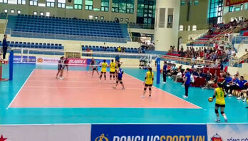 VTV Bình Điền Long An thắng hủy diệt đối thủ ở trận ra quân Giải bóng chuyền vô địch U23 Quốc gia năm 2025