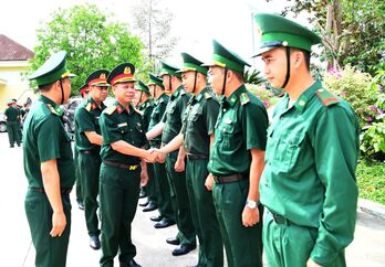 Bộ Chỉ huy Quân sự  tỉnh Tây Ninh thăm, kiểm tra các đơn vị sau sáp nhập