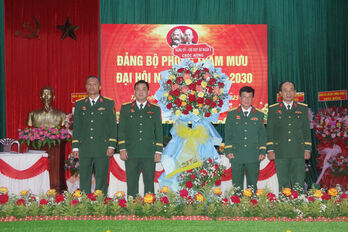 Đại hội Đảng bộ Phòng Tham mưu, Sư đoàn 5, nhiệm kỳ 2025 - 2030 thành công tốt đẹp