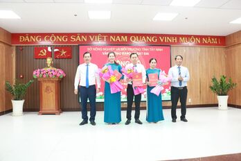 Sở Nông nghiệp và Môi trường công bố các quyết định về công tác cán bộ