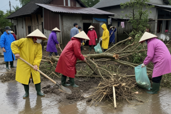 Tái thiết môi trường sau bão lũ