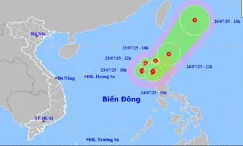 Khả năng xuất hiện bão đôi gần Biển đông Khả năng xuất hiện bão đôi gần Biển đông