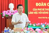 Phó Bí thư Tỉnh ủy Nguyễn Thanh Hải làm việc với Đảng ủy xã Phước Vĩnh Tây