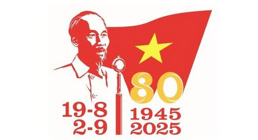 Tuyên truyền kỷ niệm 80 năm Cách mạng Tháng Tám: Mẫu logo chính thức