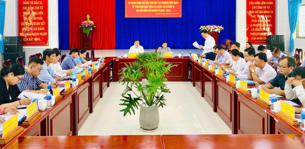 Phường Bình Minh: Nỗ lực ổn định bộ máy, bảo đảm hoàn thành Đại hội Đảng đúng tiến độ