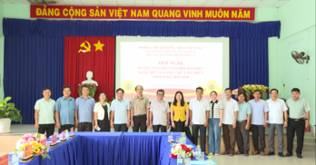 Duyệt văn kiện Đại hội Đảng bộ xã Long Chữ nhiệm kỳ 2025–2030