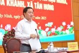 Bí thư Tỉnh ủy Nguyễn Văn Quyết cho ý kiến văn kiện Đại hội Đảng bộ các xã, phường