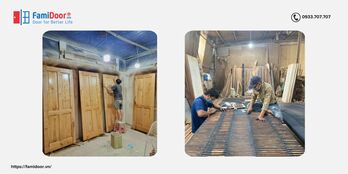 Những mẫu cửa gỗ phòng ngủ đẹp, hiện đại, giá tốt