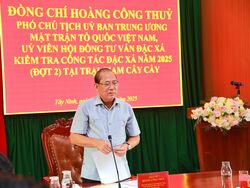 Kiểm tra, giám sát công tác đặc xá tại Trại giam Cây Cầy