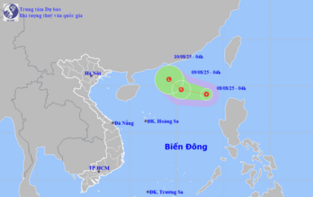 Hình thành áp thấp nhiệt đới trên Biển Đông