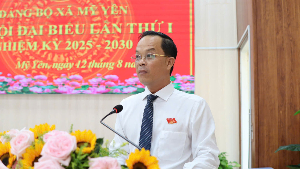 Đảng bộ xã Mỹ Yên đề ra 14 chỉ tiêu Nghị quyết thực hiện trong nhiệm kỳ 2025-2030