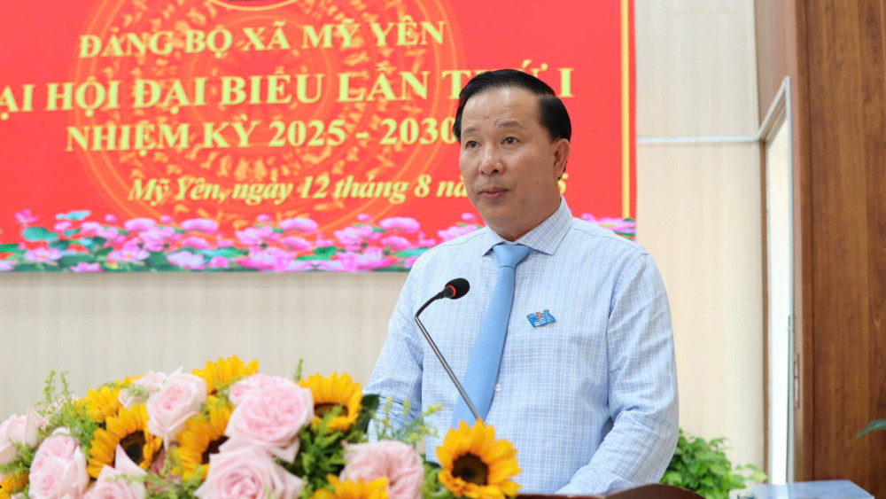 Đảng bộ xã Mỹ Yên đề ra 14 chỉ tiêu Nghị quyết thực hiện trong nhiệm kỳ 2025-2030