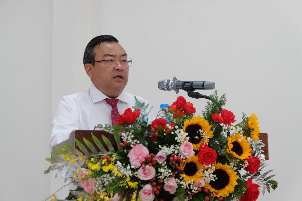 Phó Bí thư Tỉnh uỷ, Trưởng Đoàn đại biểu Quốc hội tỉnh Phạm Hùng Thái biểu dương tinh thần nỗ lực của Đảng bộ, chính quyền và Nhân dân xã Hiệp Hòa