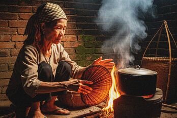 Nhớ mùi củi ướt