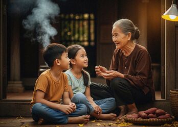 Mùa thu cuộn tròn trong ký ức