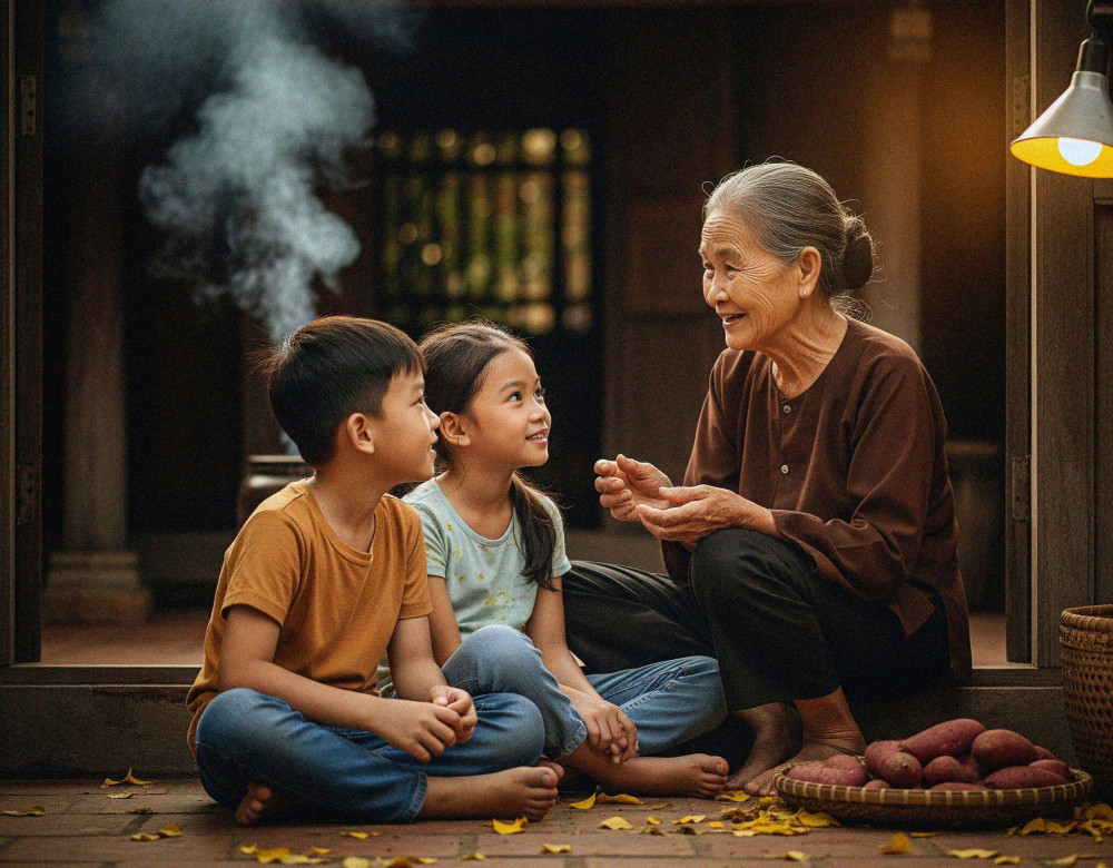 Mùa thu cuộn tròn trong ký ức