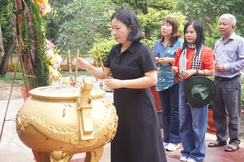 Sở Khoa học và Công nghệ về nguồn tri ân các anh hùng liệt sĩ