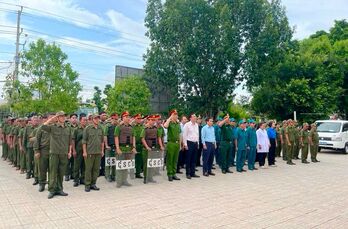 Vững vàng trên trận tuyến bảo đảm an ninh, trật tự