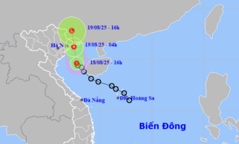 Áp thấp nhiệt đới khả năng đổ bộ vào Quảng Ninh - Hải Phòng, ven biển gió mạnh Áp thấp nhiệt đới khả năng đổ bộ vào Quảng Ninh - Hải Phòng, ven biển gió mạnh